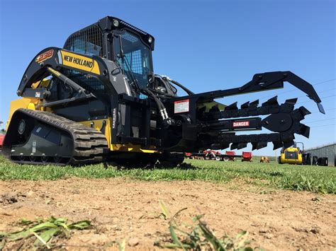 trencher attachment skid steer|premier attachments skid steer.